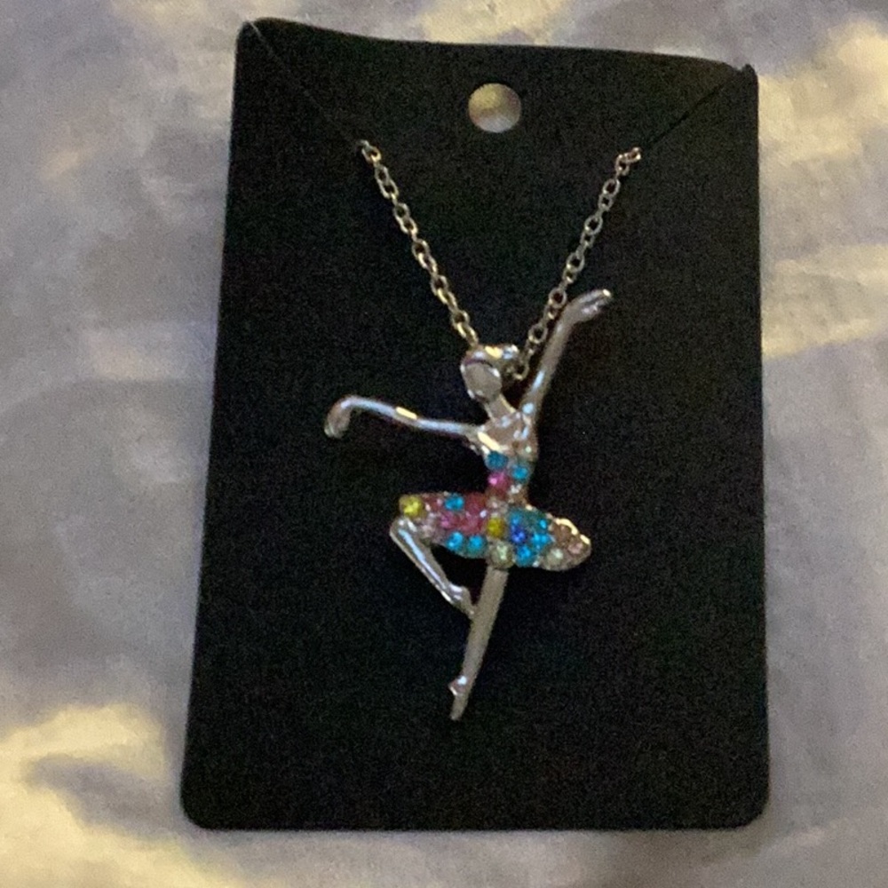 💙New So Elegant Ballerina Pendant Necklace Makes the Perfect Gift 💙